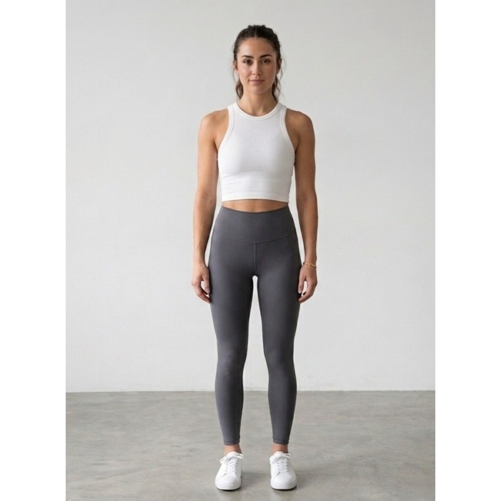 Soldout NYC The Cropped Not So Basic Tank Top White Ribbed Cotton | Size XS